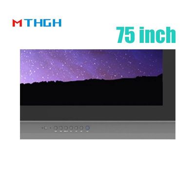 75 Inci Interaktif layar sentuh Smart Blackboard LED Panel 500cd/M2 Pendidikan Sekolah