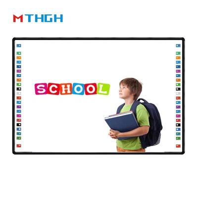 83 Inch Smart Interactive White Board Dengan Infrared Touch Technology Dan Tulis Hitam Warna