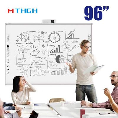 96 Inch Classroom Digital Whiteboard 10 Point Touch Smart Display Interaktif