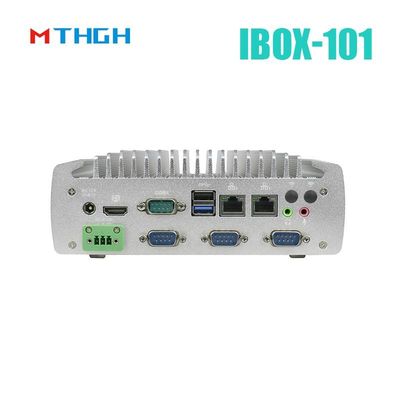 IBOX-101 Plus Industrial Mini PC Dengan HDMI Mini PCIe/MSATA Dukungan Windows/Liunx