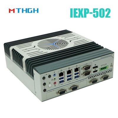 IEXP-502 Industrial Mini PC Dengan Mini PCIe Expansion Slot Sistem Operasi Windows/Linux