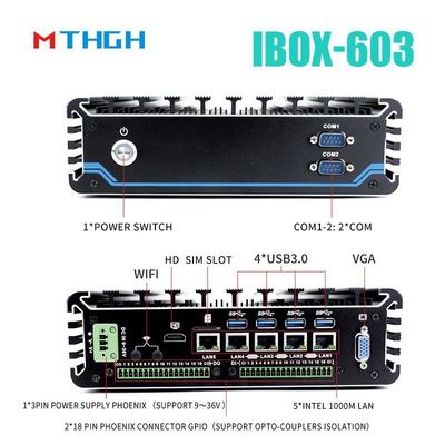 Industri Mini PC IBOX-603 Plus Dengan Intel Core I5 6200U Prosesor