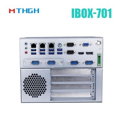 IBOX-708 SSD Intel Core I5 6500T Industrial Mini PC Semua Aluminium Chassis -20°C~60°C Temp