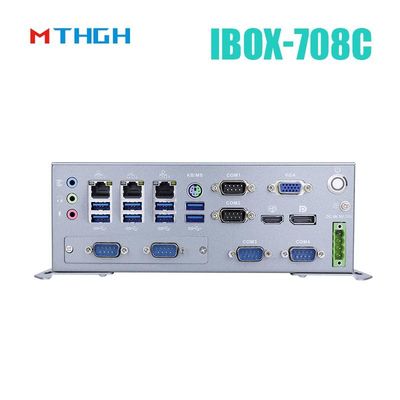 IBOX-708C Mini PC Industri Tanpa Kipas Dengan 8GB DDR4 Quad Core I7 6700T