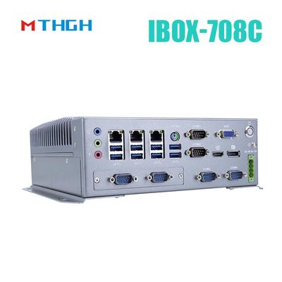 IBOX-708C Mini PC Industri Tanpa Kipas Dengan 8GB DDR4 Quad Core I7 6700T