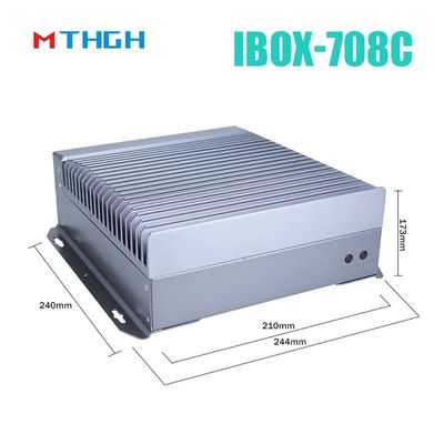 IBOX-708C Mini PC Industri Tanpa Kipas Dengan 8GB DDR4 Quad Core I7 6700T