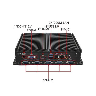 Quad Core Gemini Lake Refresh IBOX-1026 Mini PC dengan Dual Intel LAN