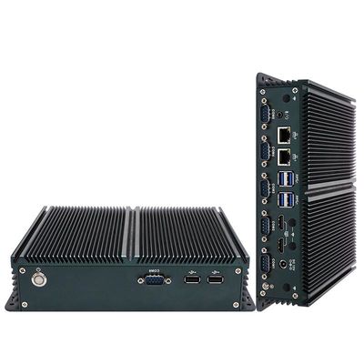 Sertifikasi IBOX-1326 Quad Core N100 Industrial Mini PC Dengan 2*Intel I211 AT LAN