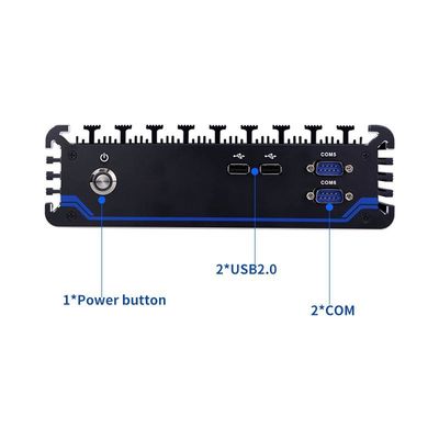 IBOX-3026 Procesor Industri Mini PC 1135G7 Tanpa Kipas Dengan Sertifikasi CE FCC ROHS