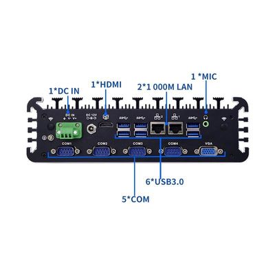 IBOX-3026 Procesor Industri Mini PC 1135G7 Tanpa Kipas Dengan Sertifikasi CE FCC ROHS