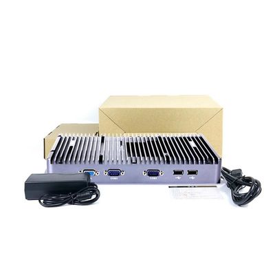 IBOX-3046 PC Industrial Mini 10110U tanpa kipas Prosesor DC 9V-36V Input Tegangan Besar