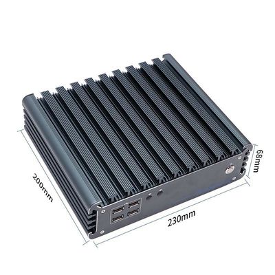 IBOX-3226 Quad Core Refresh Fanless Industrial Mini PC CE CCC FCC Kelas A RoHS 2.64KG