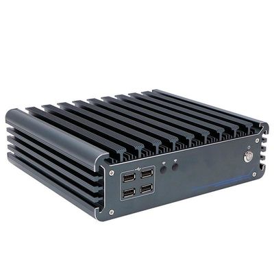IBOX-3226 Quad Core Refresh Fanless Industrial Mini PC CE CCC FCC Kelas A RoHS 2.64KG