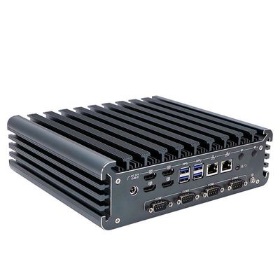 IBOX-3226 Quad Core Refresh Fanless Industrial Mini PC CE CCC FCC Kelas A RoHS 2.64KG
