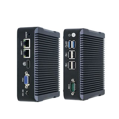 Nano-N3 Plus J1900 4 Core 8G RAM Industrial Mini PC Dukungan OS Windows/Linux