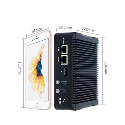 Nano-N5 Plus PC Mini Industri Quad Core J3710 1XMSATA 2.5 HDD 2XUSB3.0