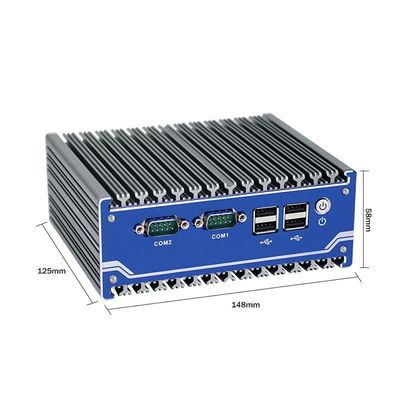 PC Mini Industri Nano Titanium Abu-abu N11 DC 12V Input 2XIntel I210-AT/I211-AT 1000M