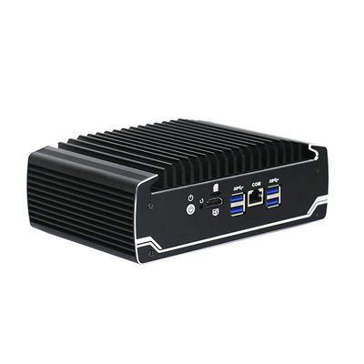 IBOX-501 N18 PC Industri Mini tanpa kipas Quad Core 32 GB Storage dengan MSATA