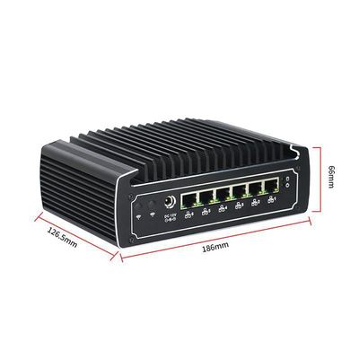 IBOX-501 N18 PC Industri Mini tanpa kipas Quad Core 32 GB Storage dengan MSATA