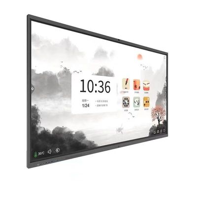 86 Inch 4K HD Response Time Touch Screen Interaktif Whiteboard Untuk Ruang Konferensi
