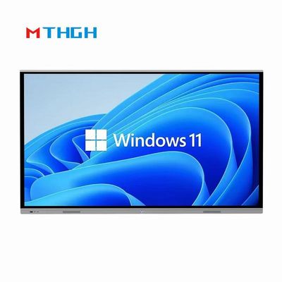 75 inci 4K HD Ruang Konferensi Interaktif Whiteboard Interaktif Sentuh All-In-One Dengan USB