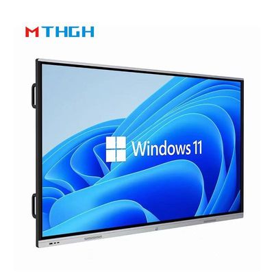 75 inci 4K HD Ruang Konferensi Interaktif Whiteboard Interaktif Sentuh All-In-One Dengan USB