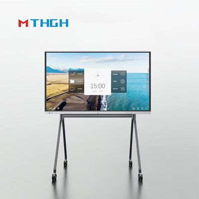 75 inci 4K HD Ruang Konferensi Interaktif Whiteboard Interaktif Sentuh All-In-One Dengan USB