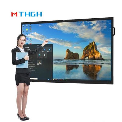 110 Inch Interactive Touch WhiteBoard 350cd/M2 Kecerahan Sliding All-In-One Mesin