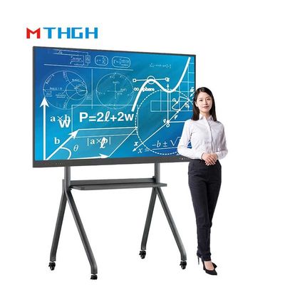 110 Inch Interactive Touch WhiteBoard 350cd/M2 Kecerahan Sliding All-In-One Mesin