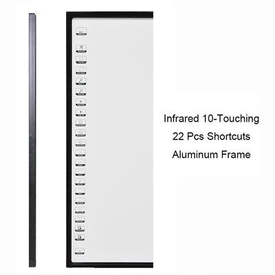 120 Inch Smart Infrared Touch Interaktif Whiteboard 10 Points Respon 6ms