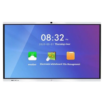 86 inci 20 titik Digital Smart Interaktif Whiteboard Tablet Infrared Android 11.0