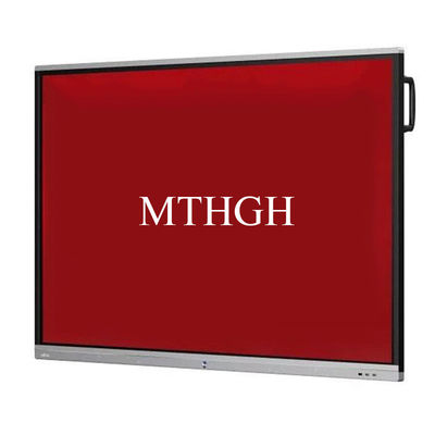 75 Inch Interactive Touch Screen Whiteboard 4K Display Kecerahan ≥350cd/m2 Respon ≤8ms