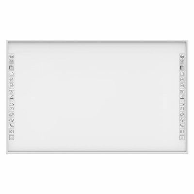 86 Inch Infrared Interactive Whiteboard Dengan 10 Point Touch Multi Finger Touch