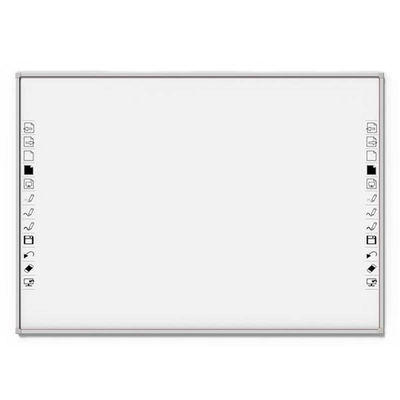 86 Inch Tempered Glass Smart Whiteboard Dengan WiFi Bluetooth Konektivitas USB Untuk Supermarket Sekolah