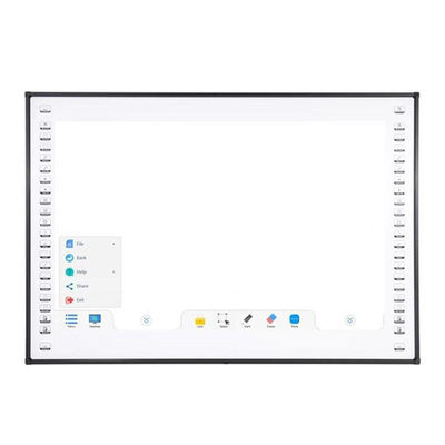 83 Inch Smart Interactive White Board Dengan Infrared Touch Technology Dan Tulis Hitam Warna