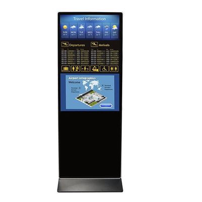 8GB Storage Floor Standing Digital Signage Untuk Iklan Indoor