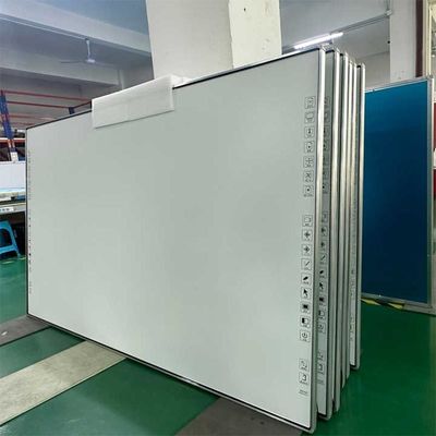 83 Inch Interactive Whiteboard dengan Opsional I3/i5/i7/i9 CPU 10 Point 60 Million Touch Resolusi 3840*2160