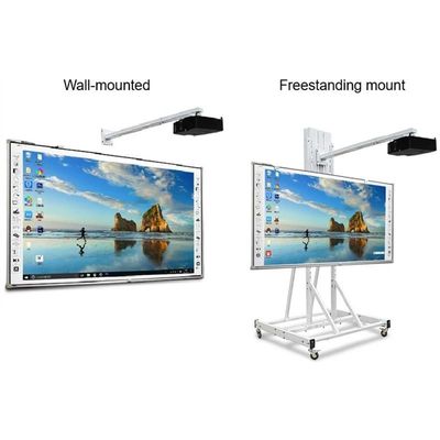86 Inch 20 Point Infrared Touch Screen Elektronik Interaktif Whiteboard Papan Digital Cerdas Untuk Sekolah