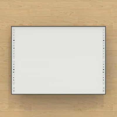 96 Inch Capacitive Touch Interactive Whiteboard 3840X2160 Resolusi 180 Points/Second Kecepatan Cursor