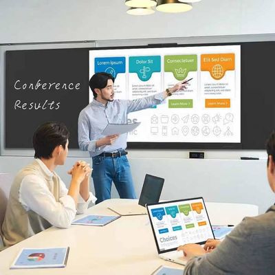 USB2.0/3.0 Interface I5 Processor Smart Digital Blackboard dengan rasio kontras 5000 1 dan rasio aspek 16 9
