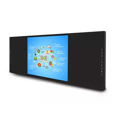 4GB RAM Smart Digital Blackboard dengan layar 75 inci dan port HDMI
