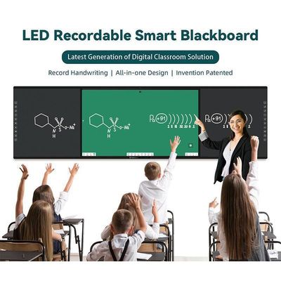 65 Inch Smart Digital Whiteboard I3/I5/I7/I9 Prosesor Pendidikan Smart Blackboard Untuk Sekolah