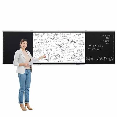 75 Inch Intelligent Digital Board Smart Blackboard dengan 4K Flat Writing Panel