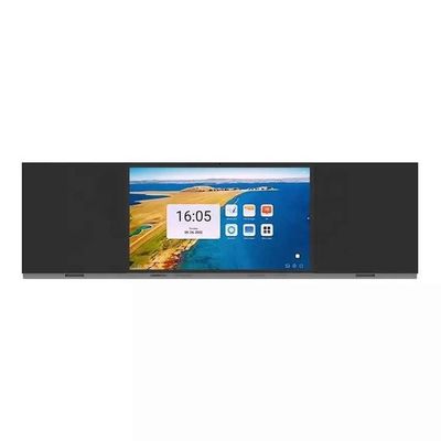 Papan Digital Cerdas Rasio Kontras Tinggi 5000 1, 86 Inci 4K Flat Writing Panel Smart Blackboard