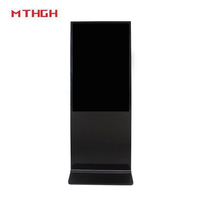 43 Inch High Definition Floor Standing Free Standing Digital Signage Dengan Resolusi Maks 1920x1080