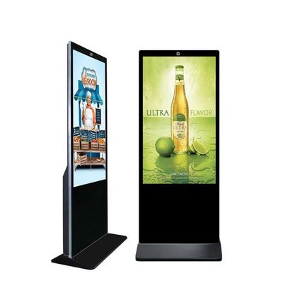 43 Inch Indoor Floor Standing Digital Signage Wi-Fi/Bluetooth/USB Terhubung Digital Signage