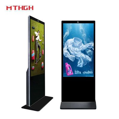 43 Inch Indoor Floor Standing Digital Signage Wi-Fi/Bluetooth/USB Terhubung Digital Signage