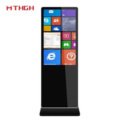 43 Inch Wall Mount Floor Standing Digital Display Dengan Wi-Fi Bluetooth Dan USB