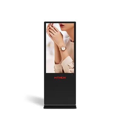 49 inci lantai berdiri digital display, bebas berdiri digital signage dengan pilihan dinding pemasangan