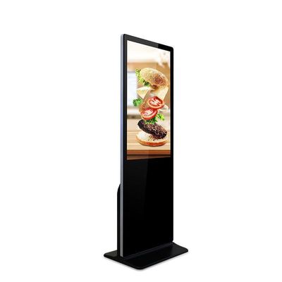 49 Inch Black Digital Signage Dengan Konektivitas Wi-Fi / Bluetooth / USB Dan Audio / Headphone Outputs Untuk Output Audio Optimal